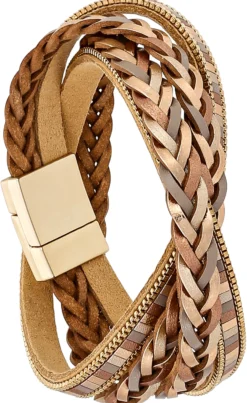 Outlet Bijou Brigitte Braccialetto - Shiny Bronze