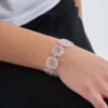 Outlet Bijou Brigitte Braccialetto - Silver Swirls