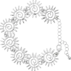 Outlet Bijou Brigitte Braccialetto - Silver Swirls