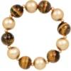 Bijou Brigitte Braccialetto - Tiger Eye