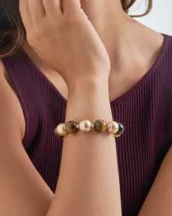 Bijou Brigitte Braccialetto - Tiger Eye