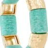 Clearance Bijou Brigitte Braccialetto - Turquoise Marble
