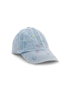 Outlet Bijou Brigitte Cappellino per bambini - Jeans Ice