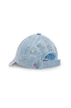 Outlet Bijou Brigitte Cappellino per bambini - Jeans Ice