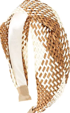 Clearance Bijou Brigitte Cerchietto - Brown Raffia