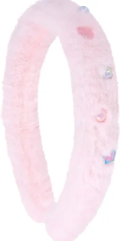 Outlet Bijou Brigitte Cerchietto per bambini - Fuzzy Pink