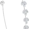 Clearance Bijou Brigitte Cerchietto - Silver Leaves