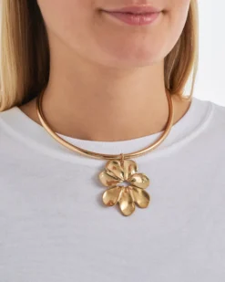 New Bijou Brigitte Choker - Golden Blossom