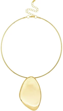 Bijou Brigitte Choker - Golden Plate