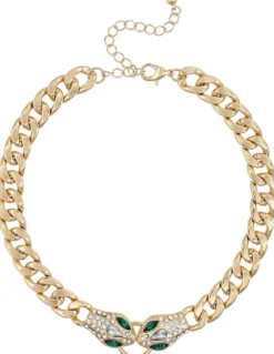 New Bijou Brigitte Choker - Golden Snake