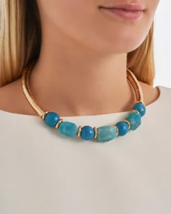 Hot Bijou Brigitte Choker - Ocean Orbit