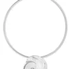Online Bijou Brigitte Choker - Silver Flower