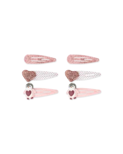 New Bijou Brigitte Clips bambina - Brillante Pinguino