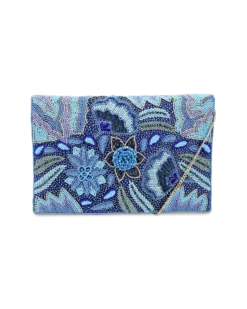 Hot Bijou Brigitte Clutch - Blue Ibiza