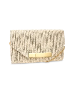 New Bijou Brigitte Clutch box - Beige Beach