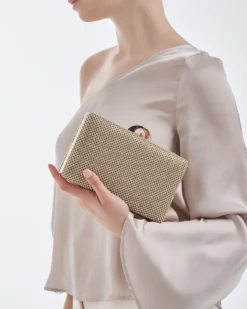 Sale Bijou Brigitte Clutch box - Glamorous Gold