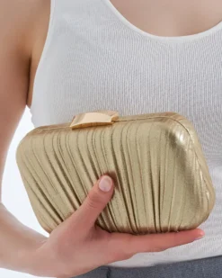 Discount Bijou Brigitte Clutch box - Golden Shine