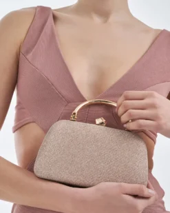 Outlet Bijou Brigitte Clutch box - Rose Sparkle