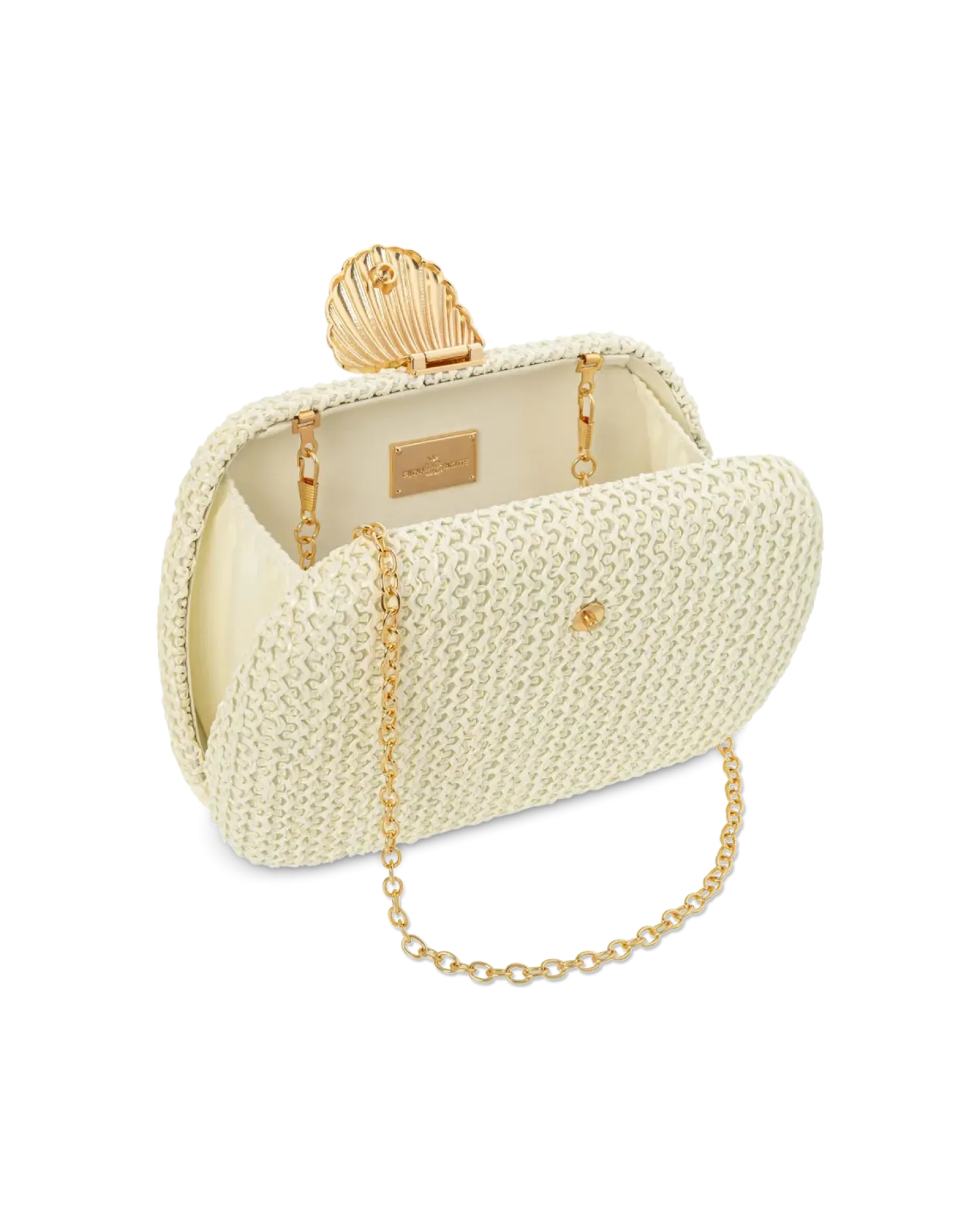 Discount Bijou Brigitte Clutch box - White Shell