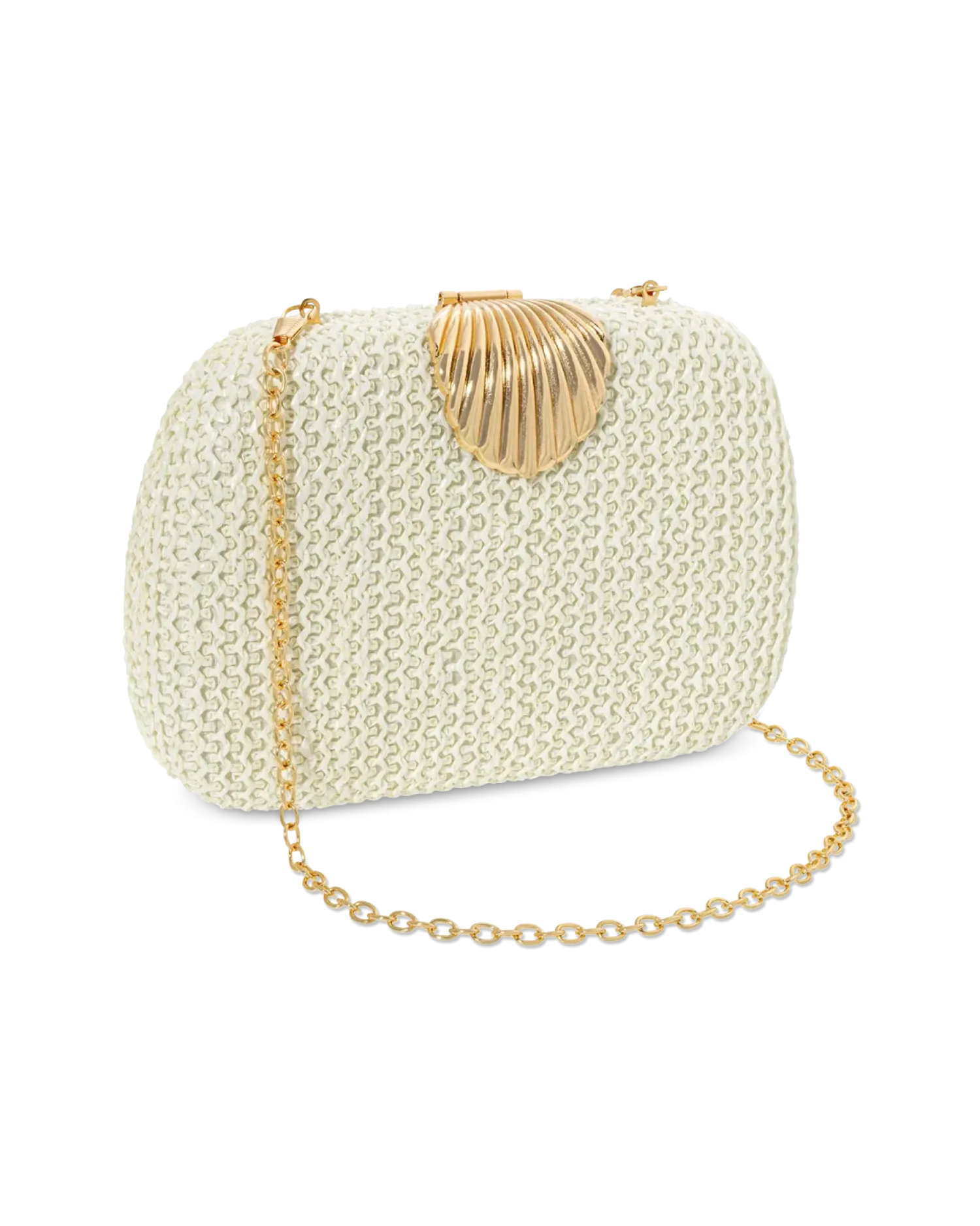Discount Bijou Brigitte Clutch box - White Shell