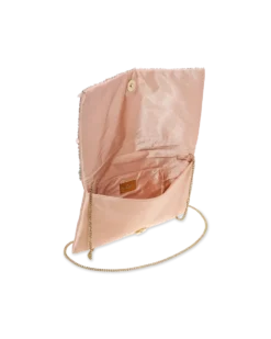 Hot Bijou Brigitte Clutch - Floral Pink