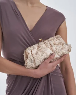Bijou Brigitte Clutch - Golden Roses