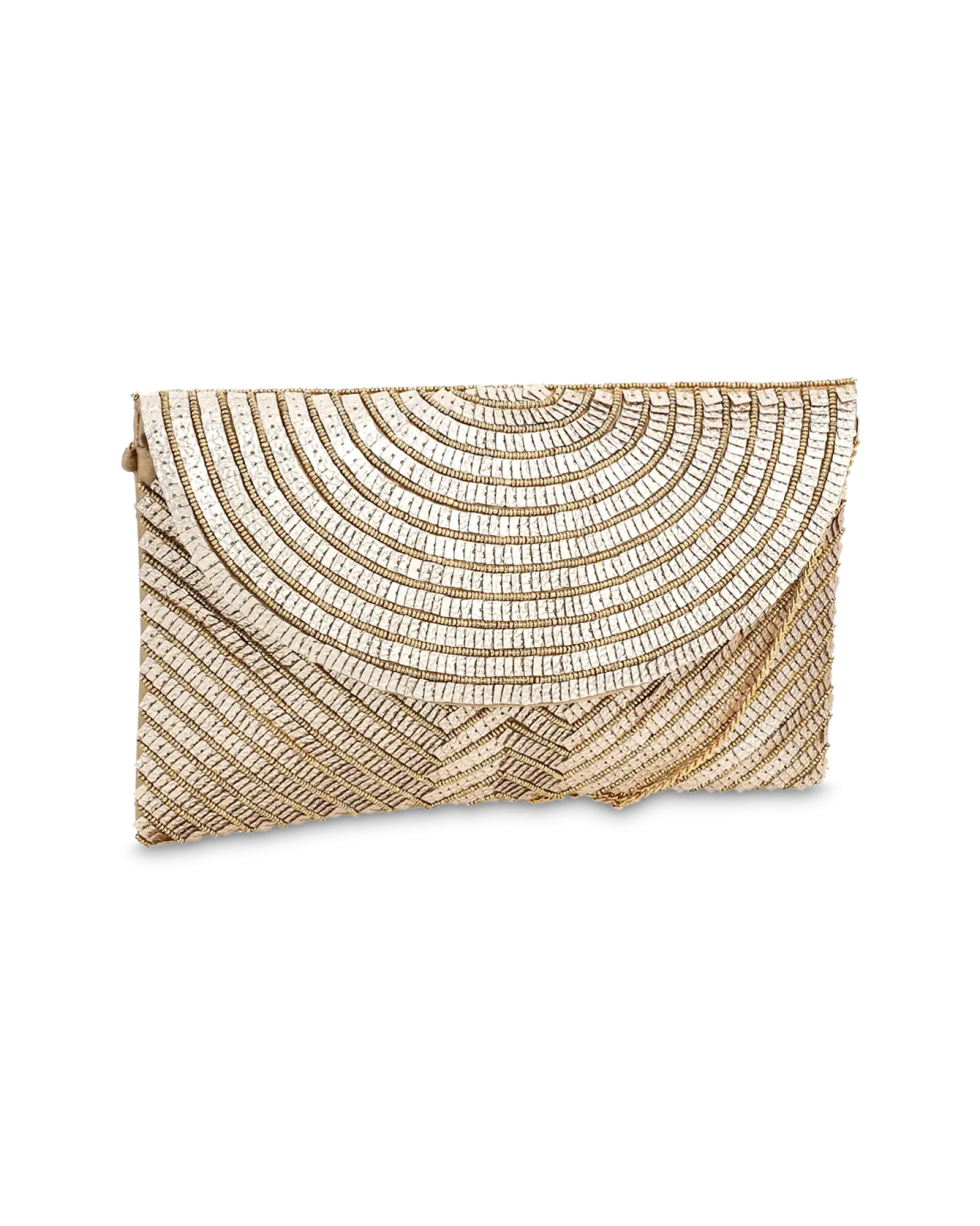 New Bijou Brigitte Clutch - Golden View