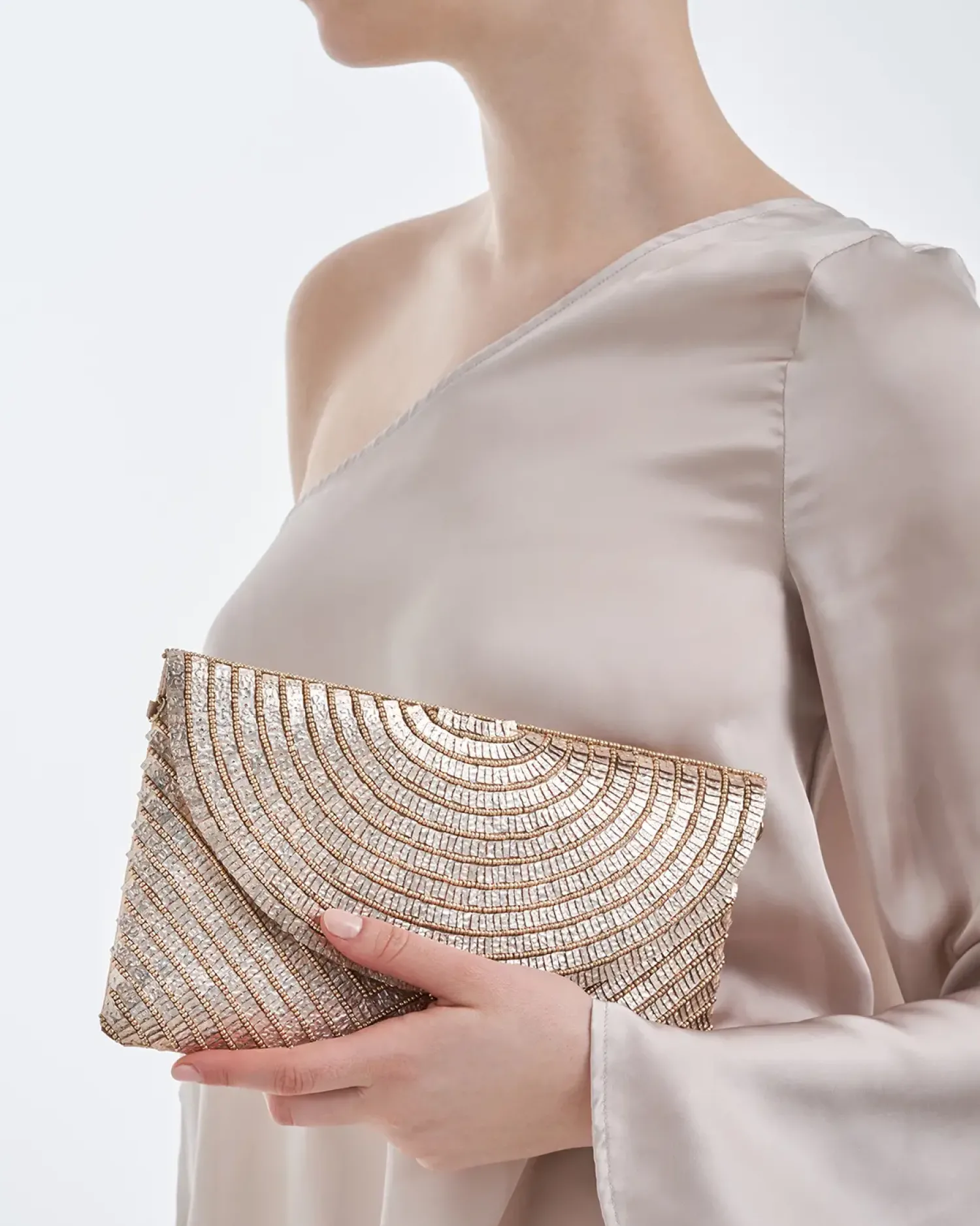 New Bijou Brigitte Clutch - Golden View