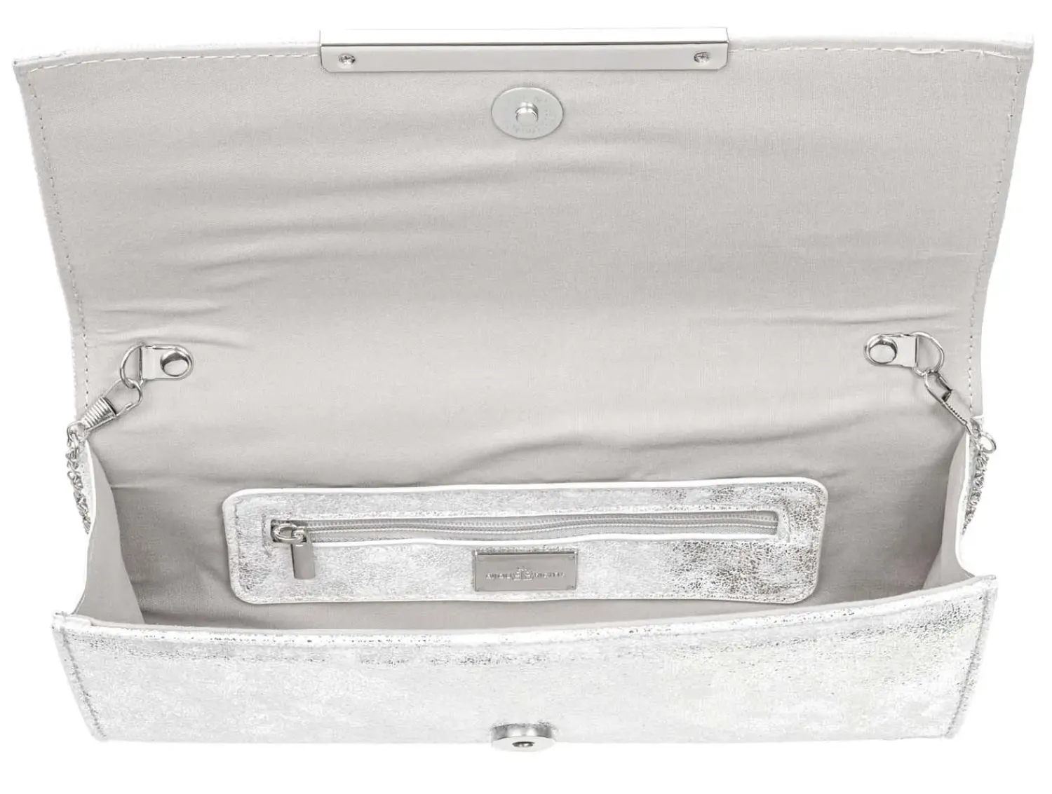 Bijou Brigitte Clutch - Silver Sparkle