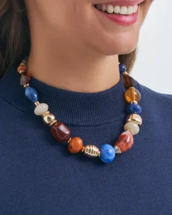 Online Bijou Brigitte Collana - Beaded Blues