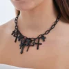 Bijou Brigitte Collana - Black Crosses