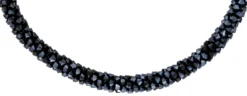 Clearance Bijou Brigitte Collana - Black Crystals
