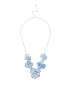 New Bijou Brigitte Collana - Blue Blossoms