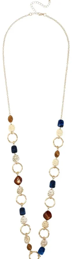 Sale Bijou Brigitte Collana - Blue Brown