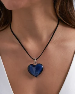 Online Bijou Brigitte Collana - Blue Glass