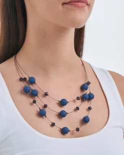 New Bijou Brigitte Collana - Blue Rain