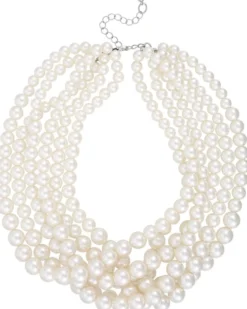 Hot Bijou Brigitte Collana - Braided Pearls