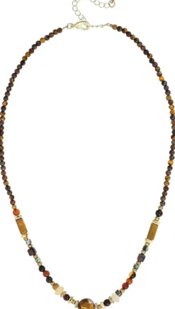 Best Bijou Brigitte Collana - Brown Agate