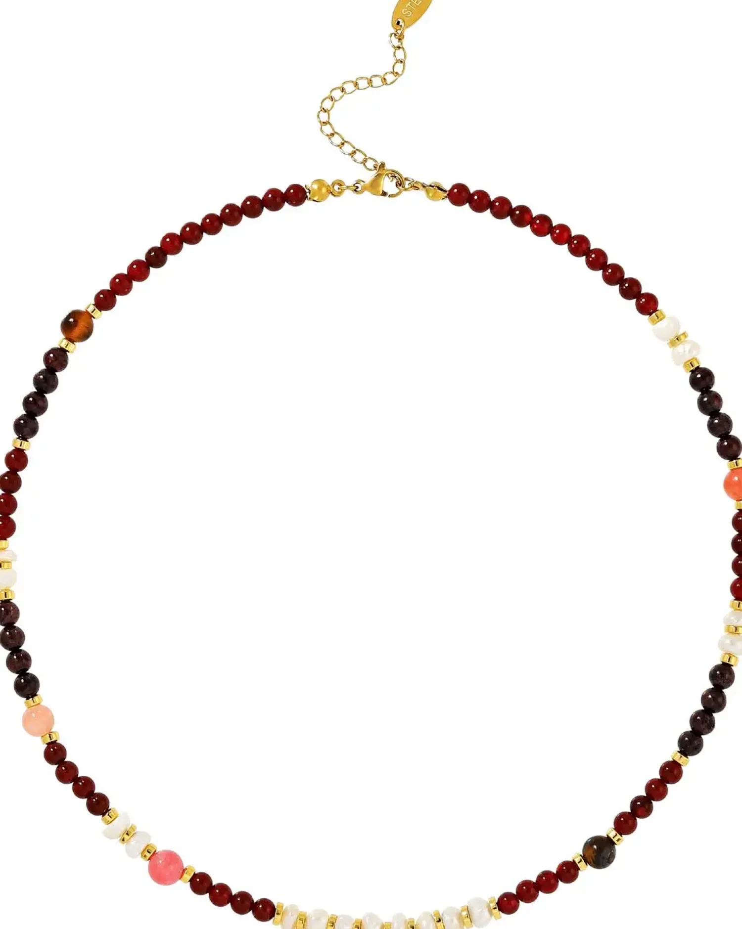 Discount Bijou Brigitte Collana - Brown Carnelian