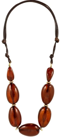Bijou Brigitte Collana - Brown Circles