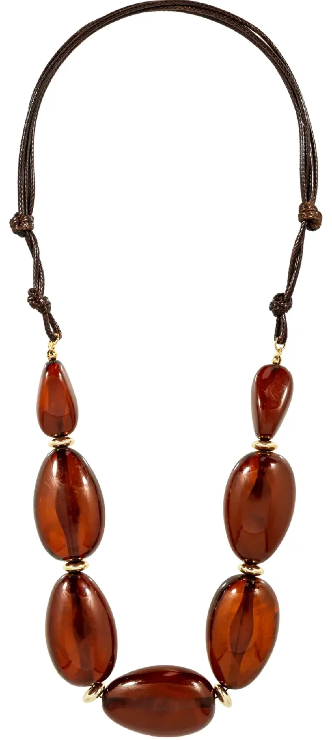 Bijou Brigitte Collana - Brown Circles