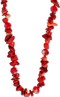 Outlet Bijou Brigitte Collana - Coral Red