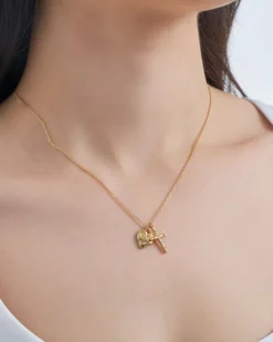 Bijou Brigitte Collana - Cross Heart