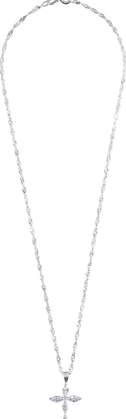 Online Bijou Brigitte Collana - Cross of Silver