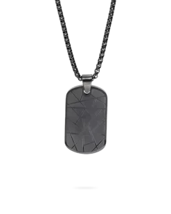 New Bijou Brigitte Collana da uomo - Black Design