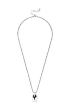 Discount Bijou Brigitte Collana da uomo - Black Starburst