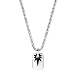 Discount Bijou Brigitte Collana da uomo - Black Starburst
