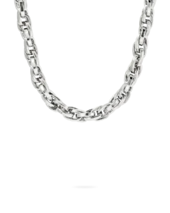 Sale Bijou Brigitte Collana da uomo - Classic Steel