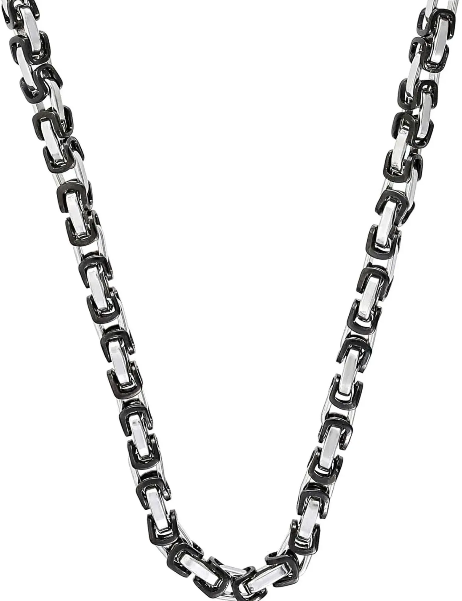 New Bijou Brigitte Collana da uomo - Dark Steel