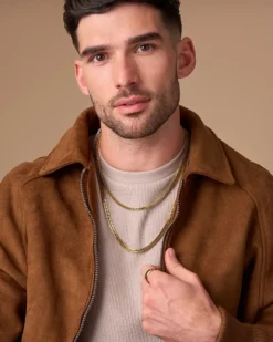 New Bijou Brigitte Collana da uomo - Golden Day